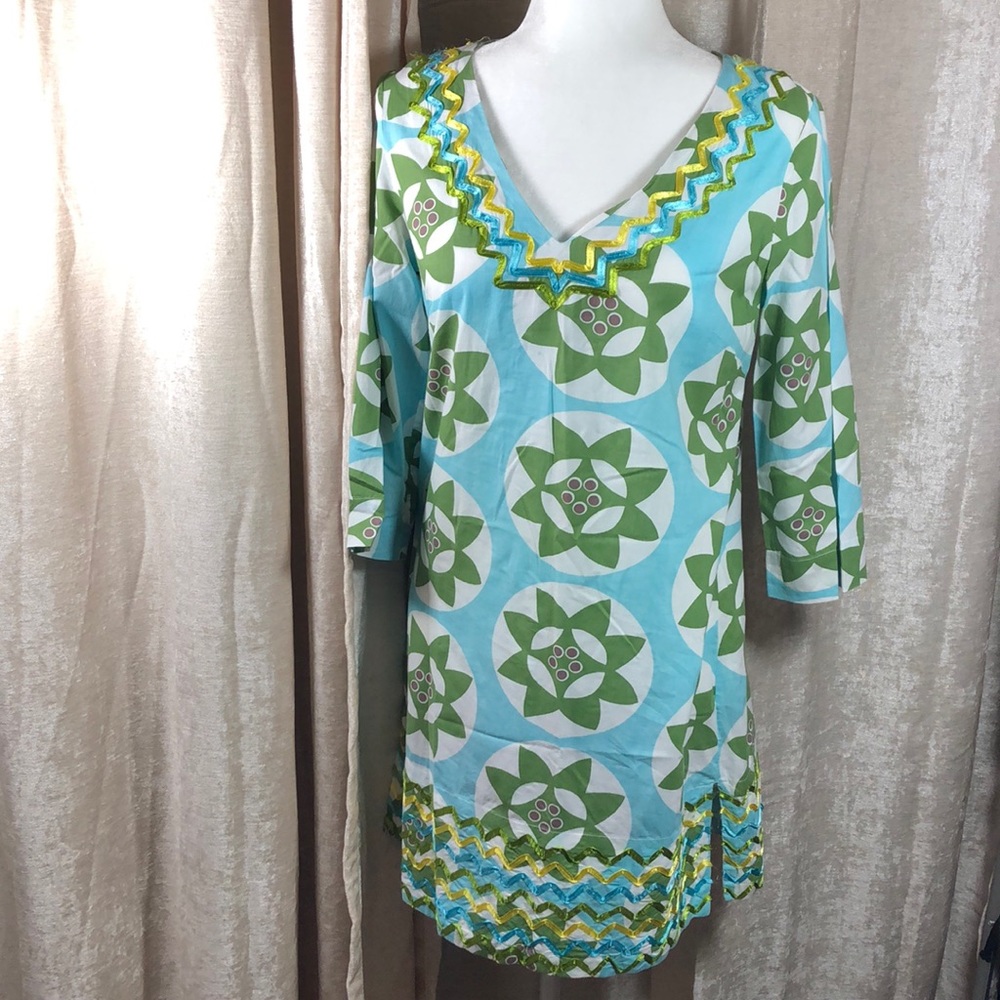 Boden Retro Boho Kaftan Coverup Size 8